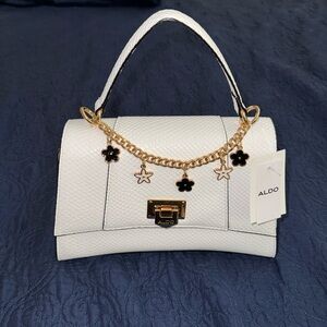 Aldo Flower Chain Bag with Long Strap